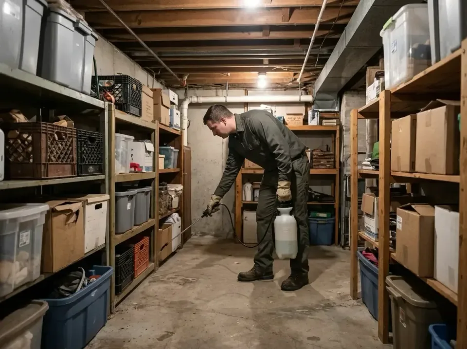 Pest Control Technician — Basement